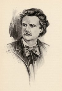 Edvard Grieg (1843-1907) illustration fra 